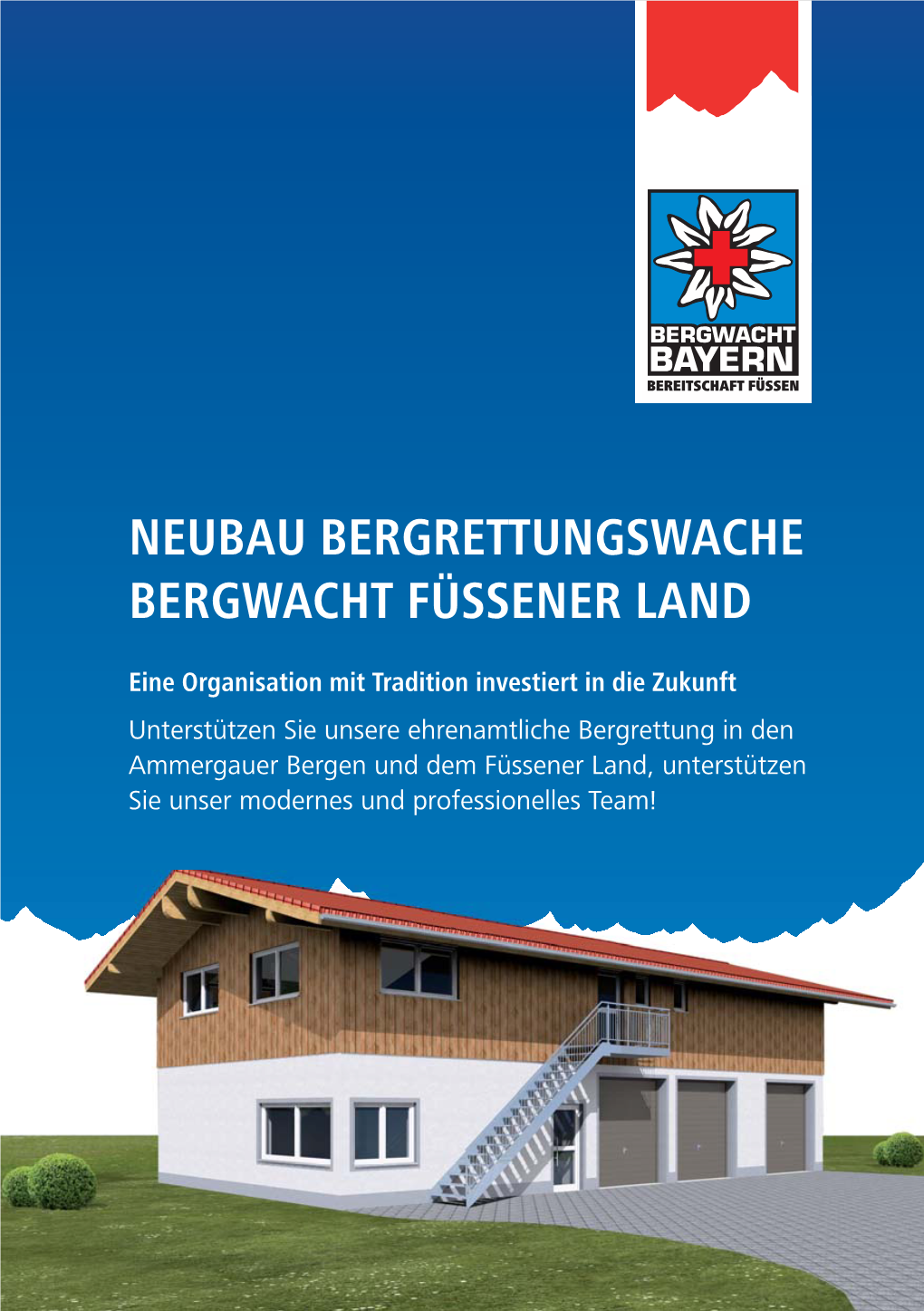 Neubau Bergrettungswache Bergwacht Füssener Land