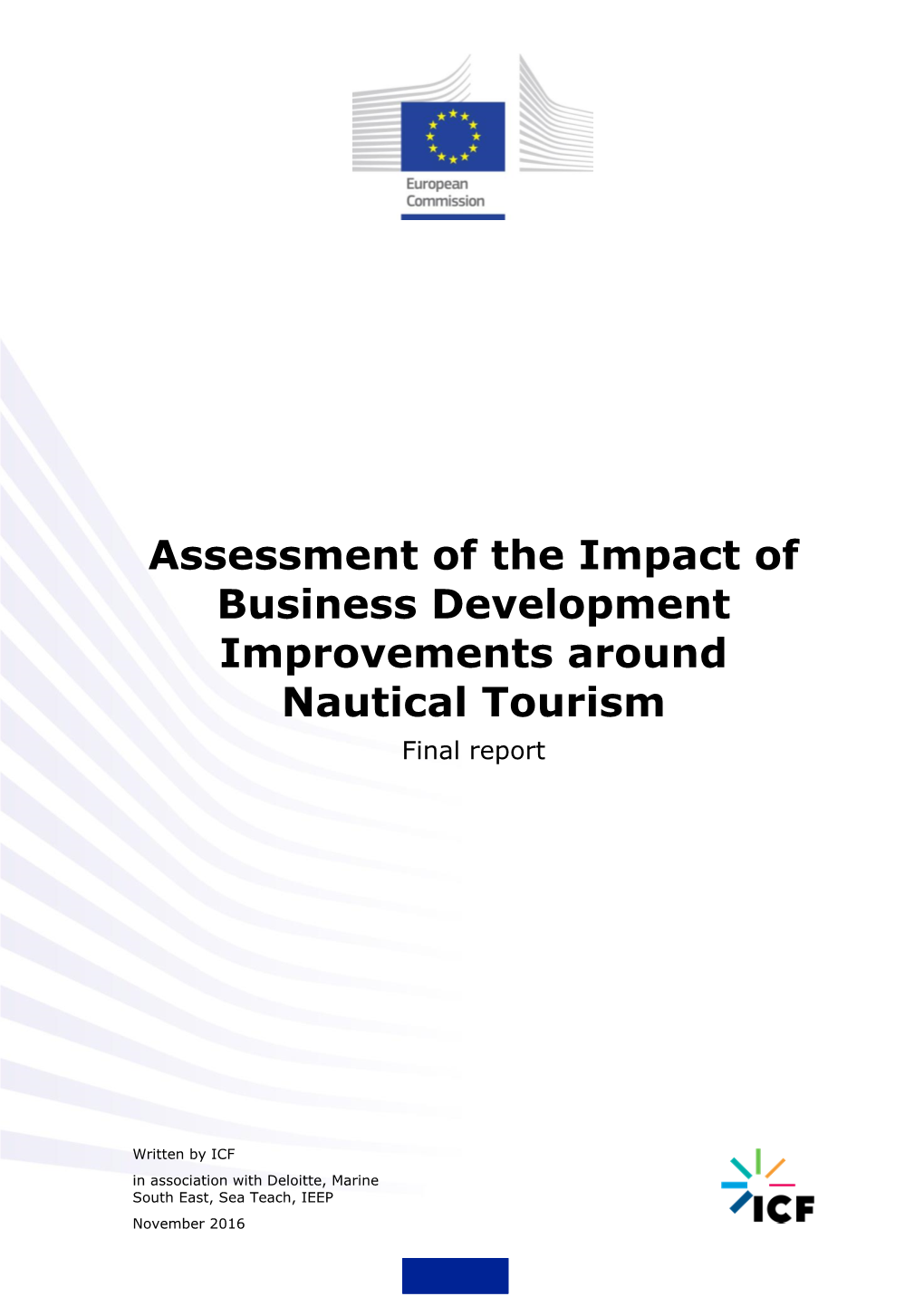 Assessment of the Impact of Business Development Improvements Around Nautical Tourism Final Report