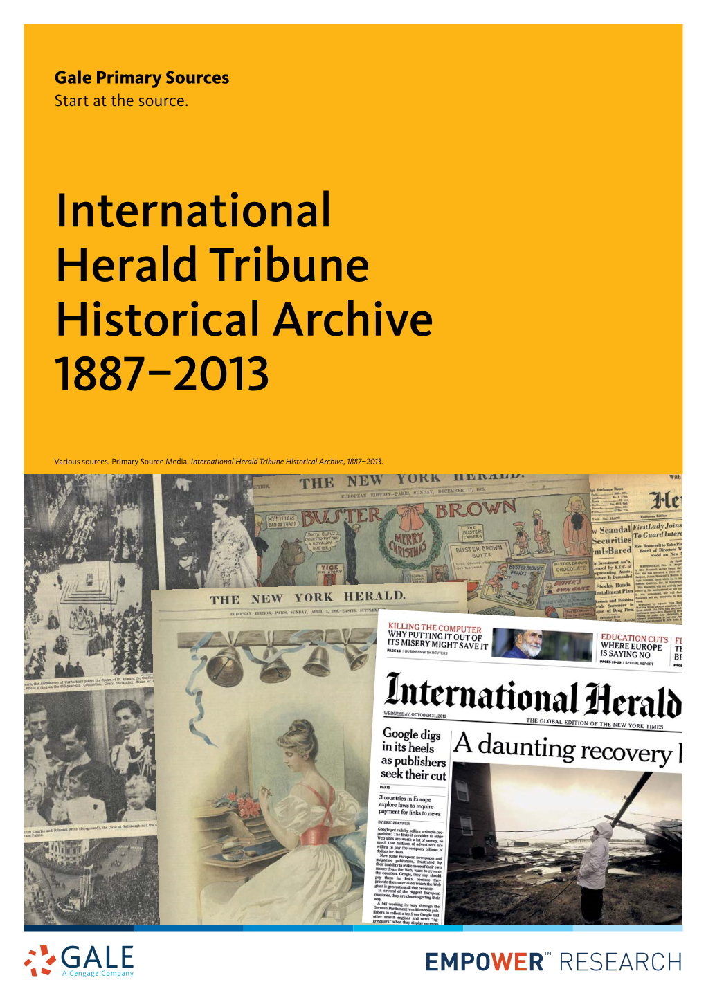 International Herald Tribune Historical Archive 1887–2013