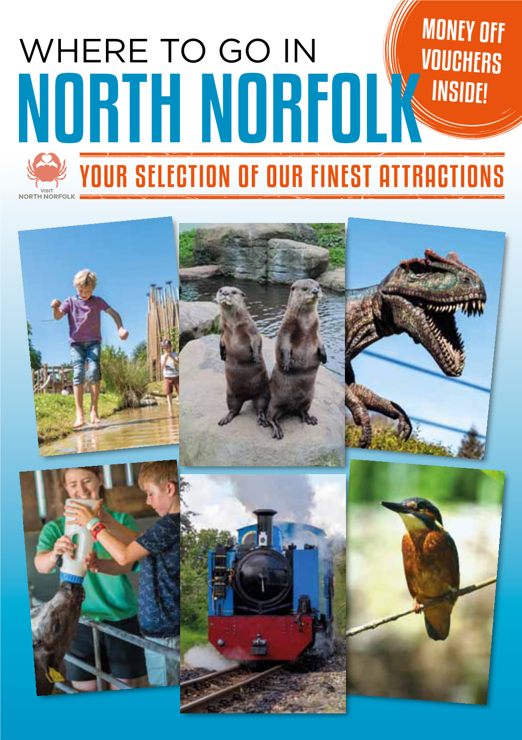 WHERE to GO in VOUCHERS NORTH NORFOLK INSIDE! YOUR SELECTION of OUR FINEST ATTRACTIONS Amazona Zoo Logo Paws
