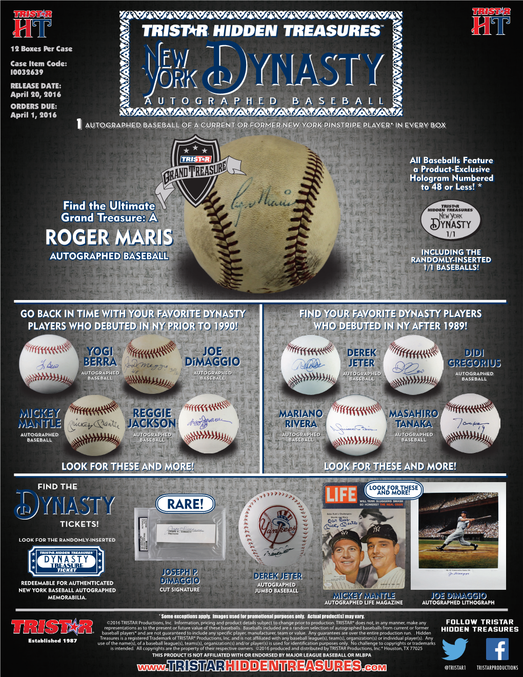 Roger Marismaris Includingincluding Thethe Autographed Baseball Randomly-Insertedrandomly-Inserted 1/11/1 Baseballs!Baseballs!