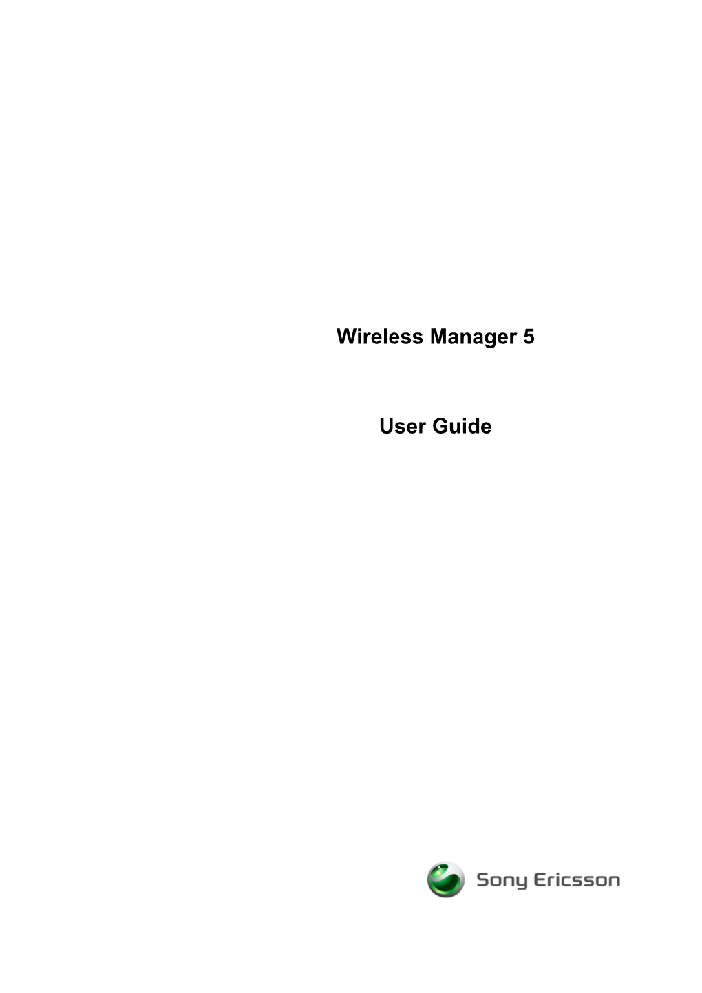 Wireless Manager 5 User Guide