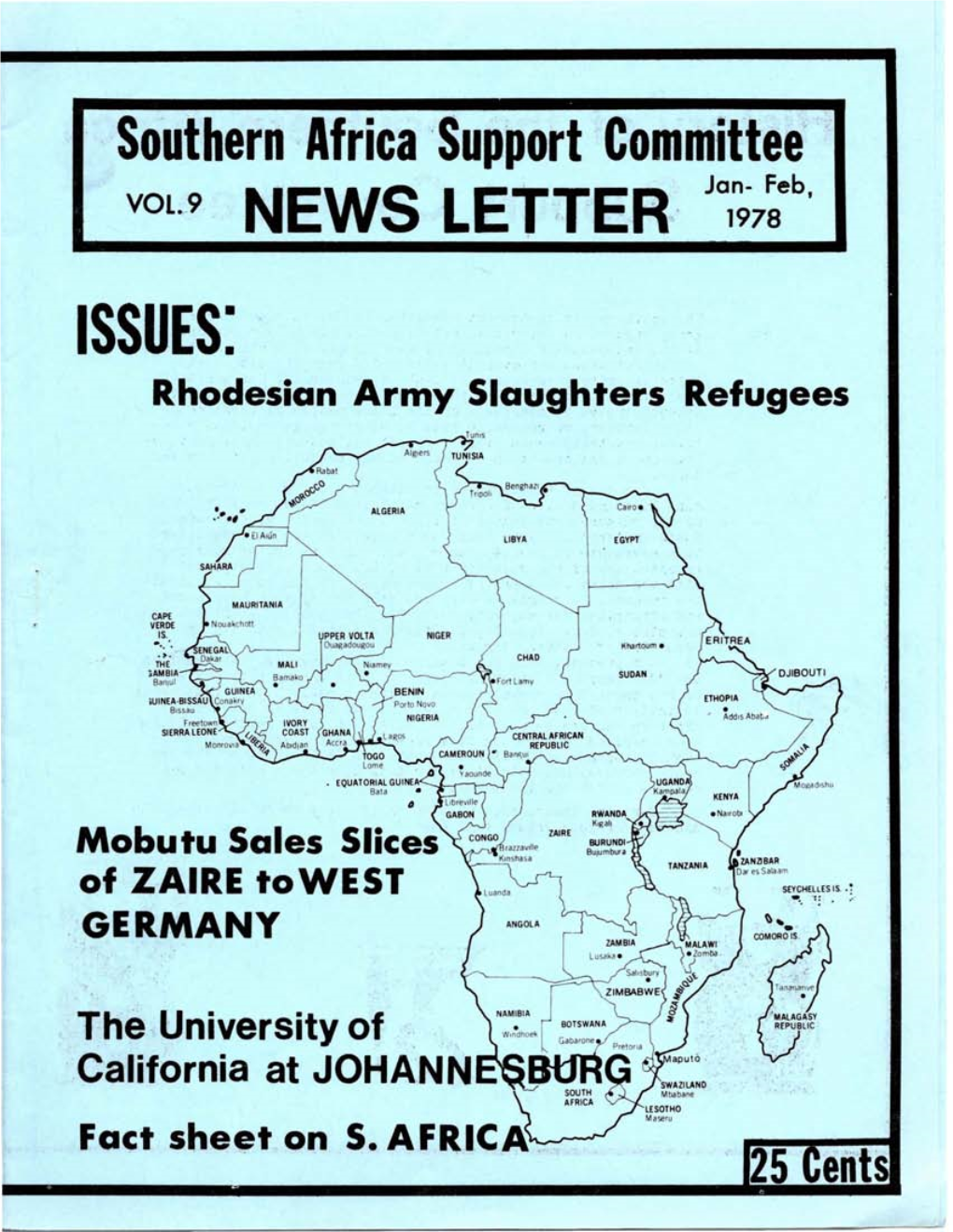 ISSUES: Rhodesian Army Slaughters Refugees