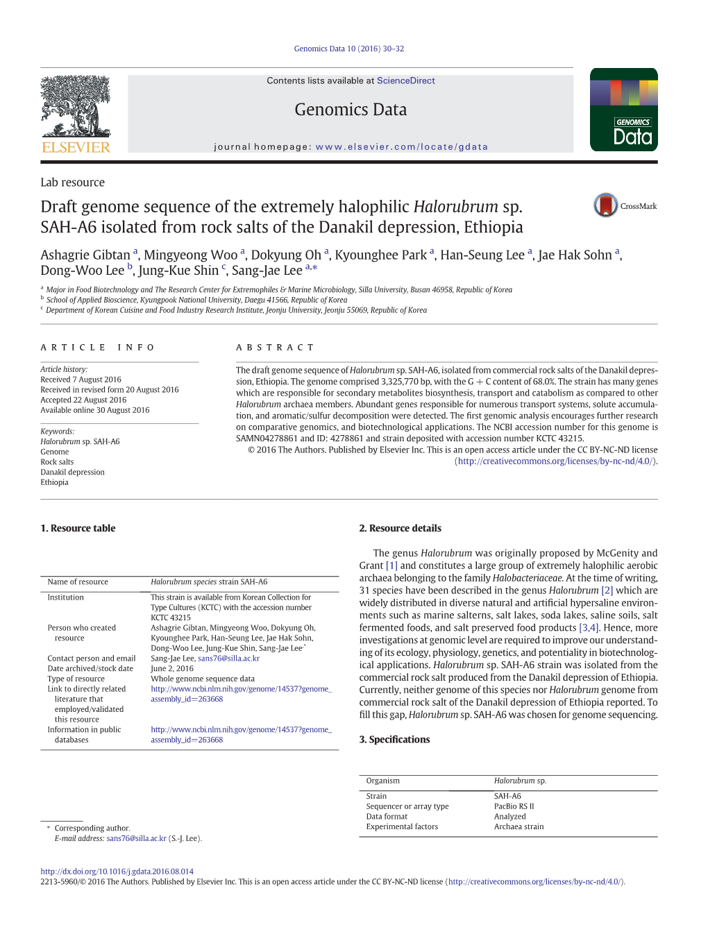 Draft Genome Sequence of the Extremely Halophilic Halorubrum Sp