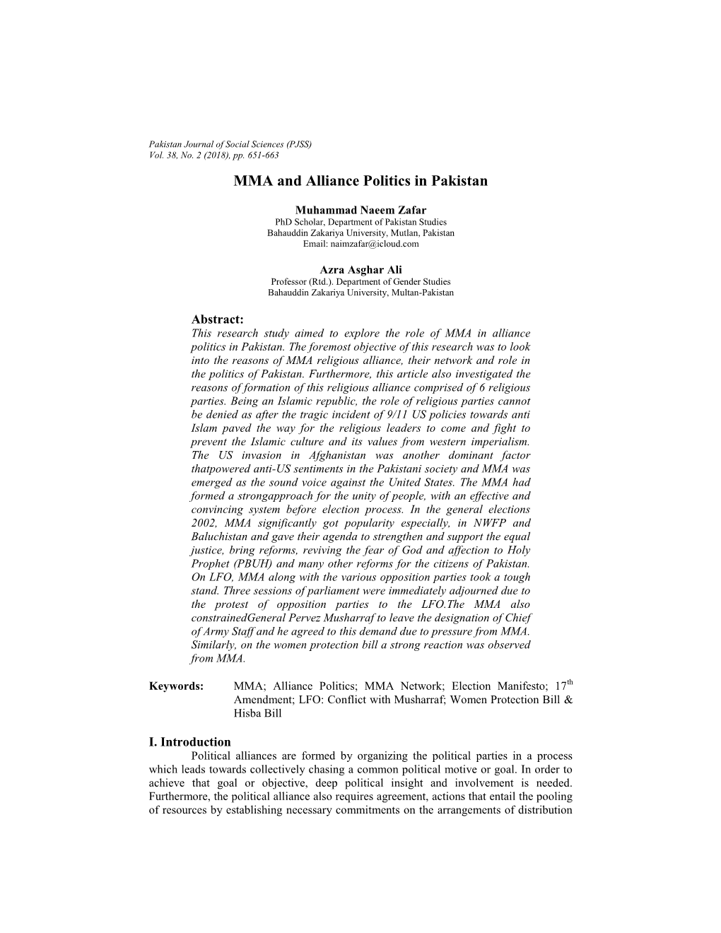 Contribution of Fiscal Decentralization To