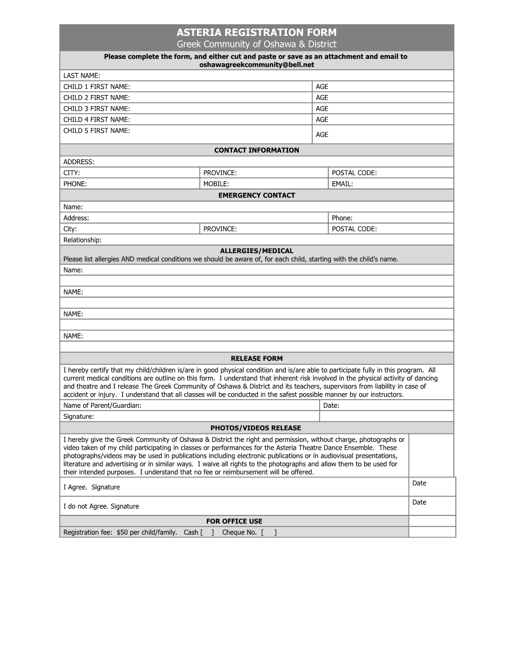 Membership Application Form s16