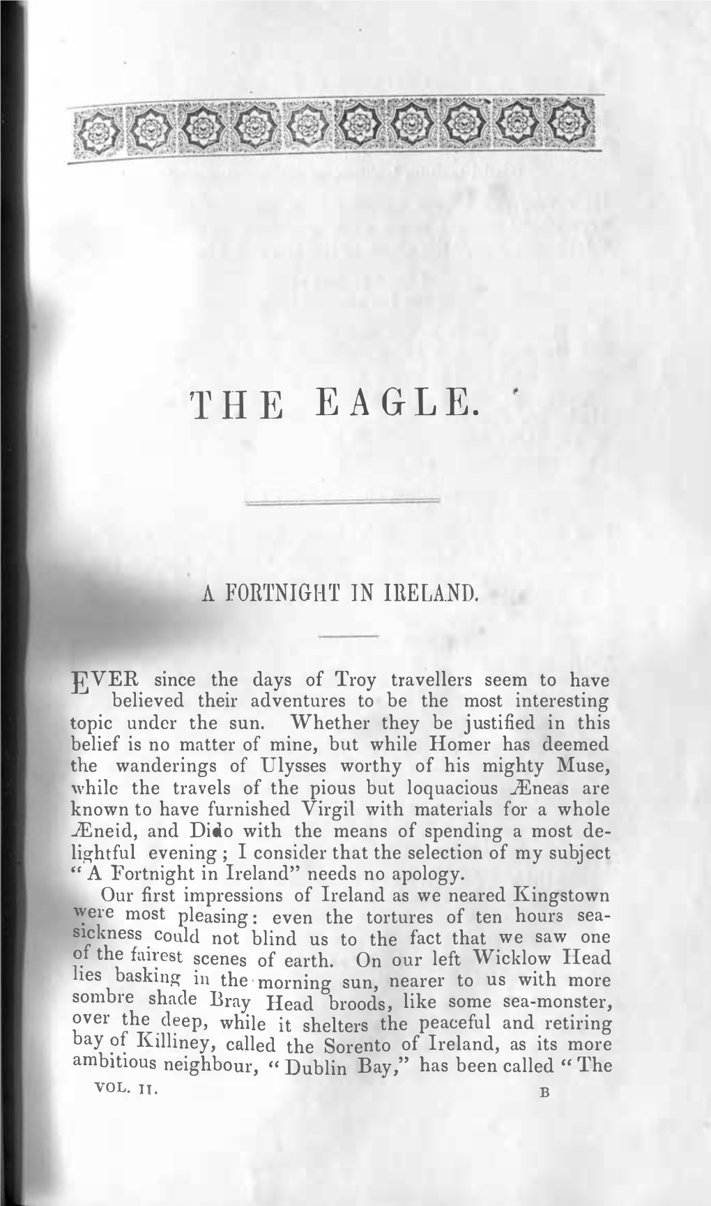 The Eagle 1860 (Michaelmas)