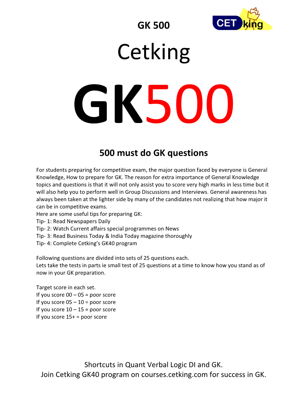 GK 500 Cetking GK500