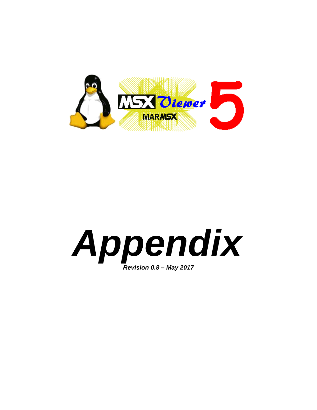 Appendix Revision 0.8 – May 2017 Index 1