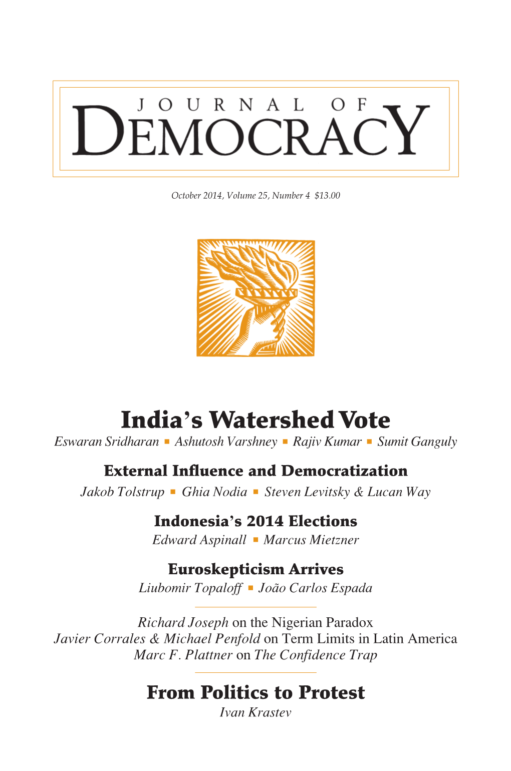 India's Watershed Vote