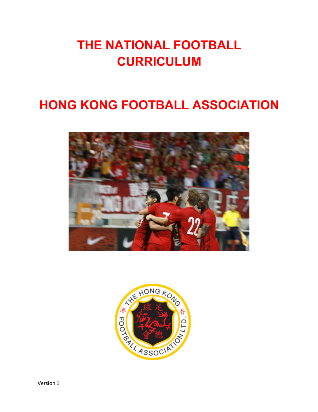 The National Football Curriculum Hong Kong