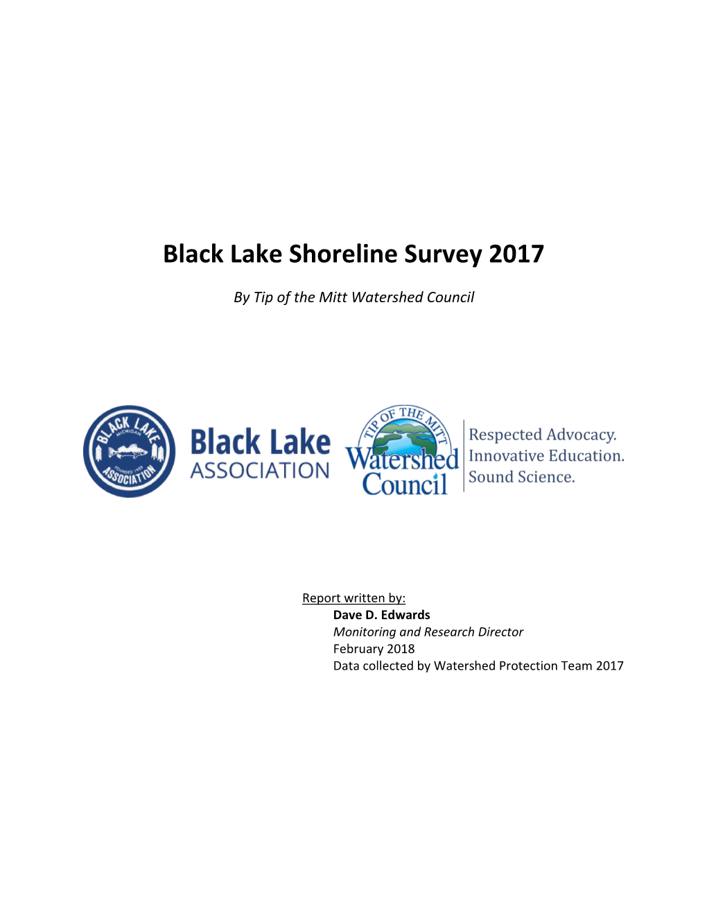 Black Lake Shoreline Survey 2017