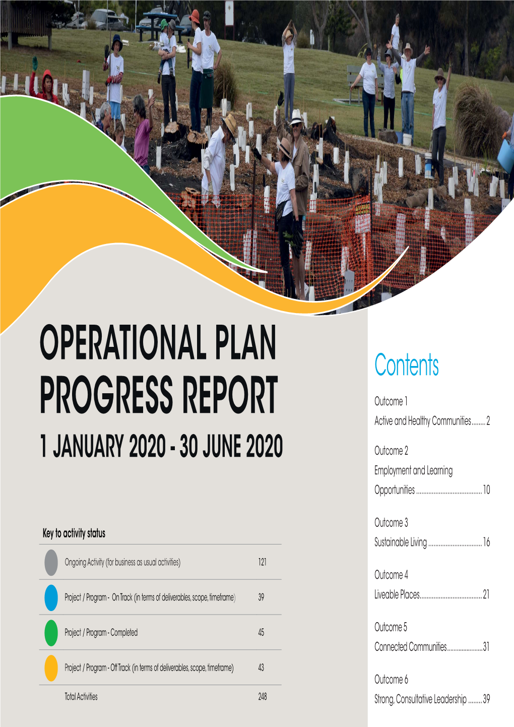 Operational Plan Progress Report for The