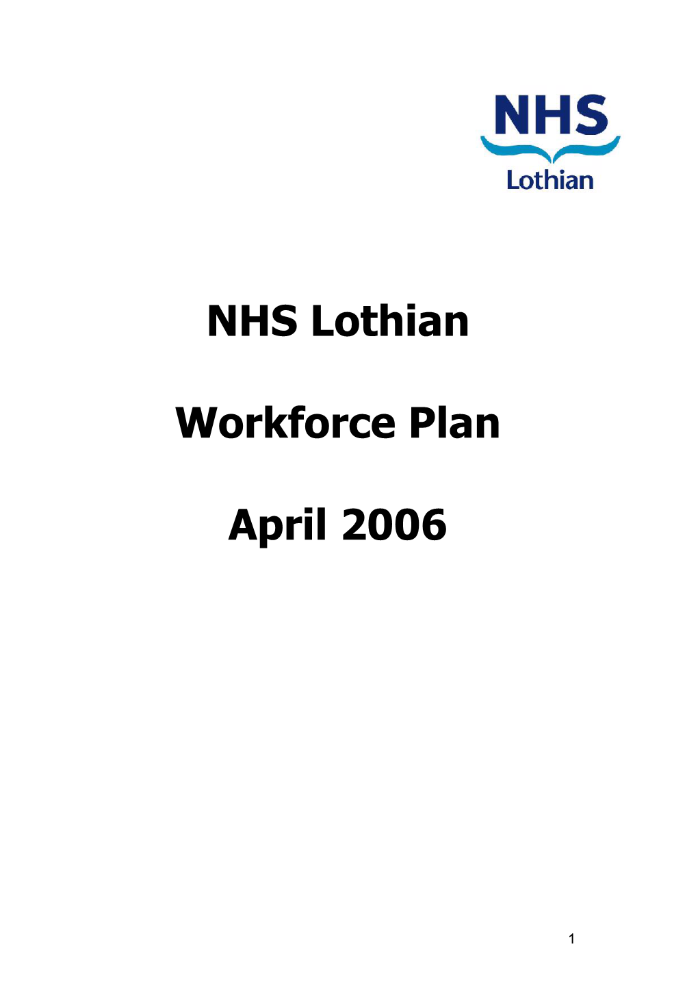 NHS Lothian Workforce Planning Context 9-18