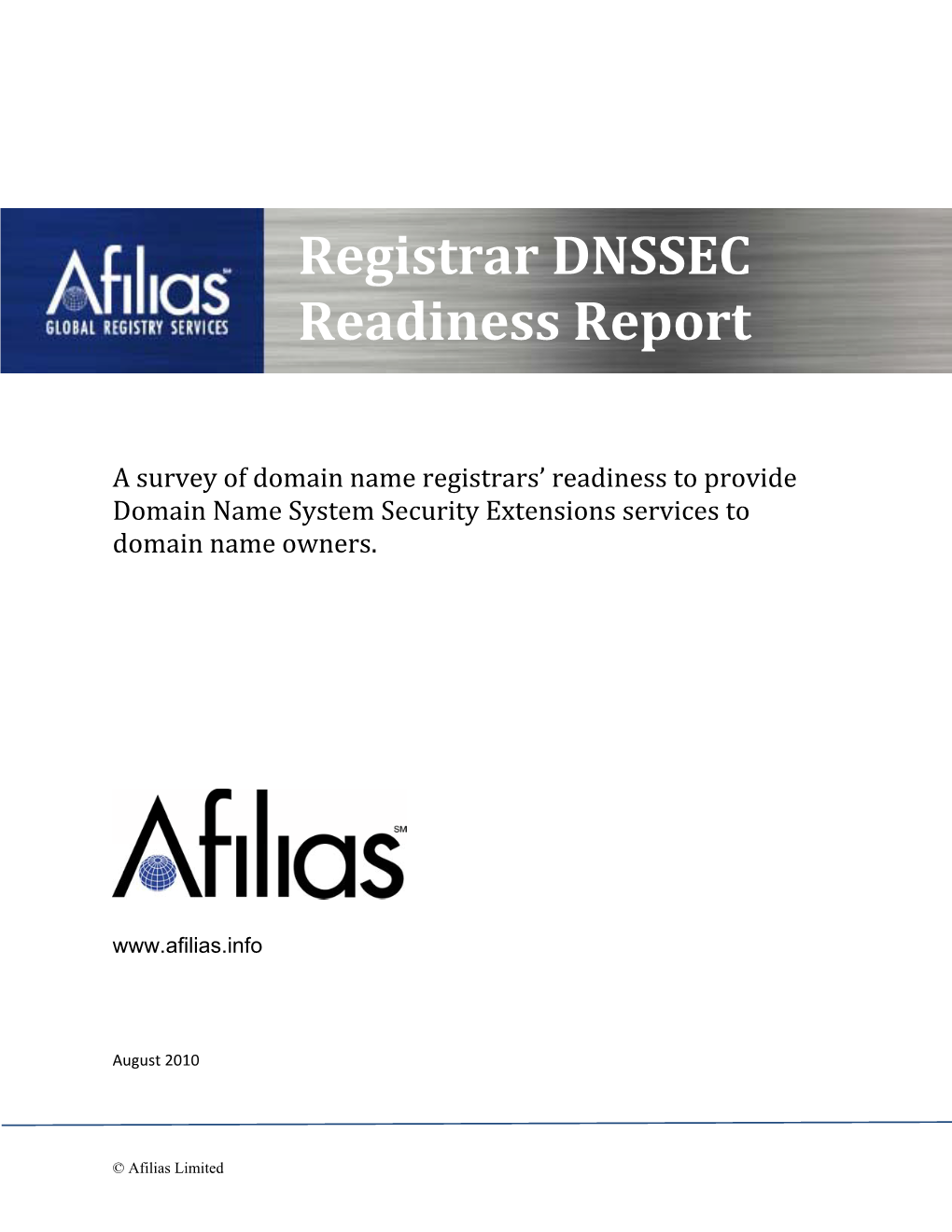 Registrar DNSSEC Readiness Report