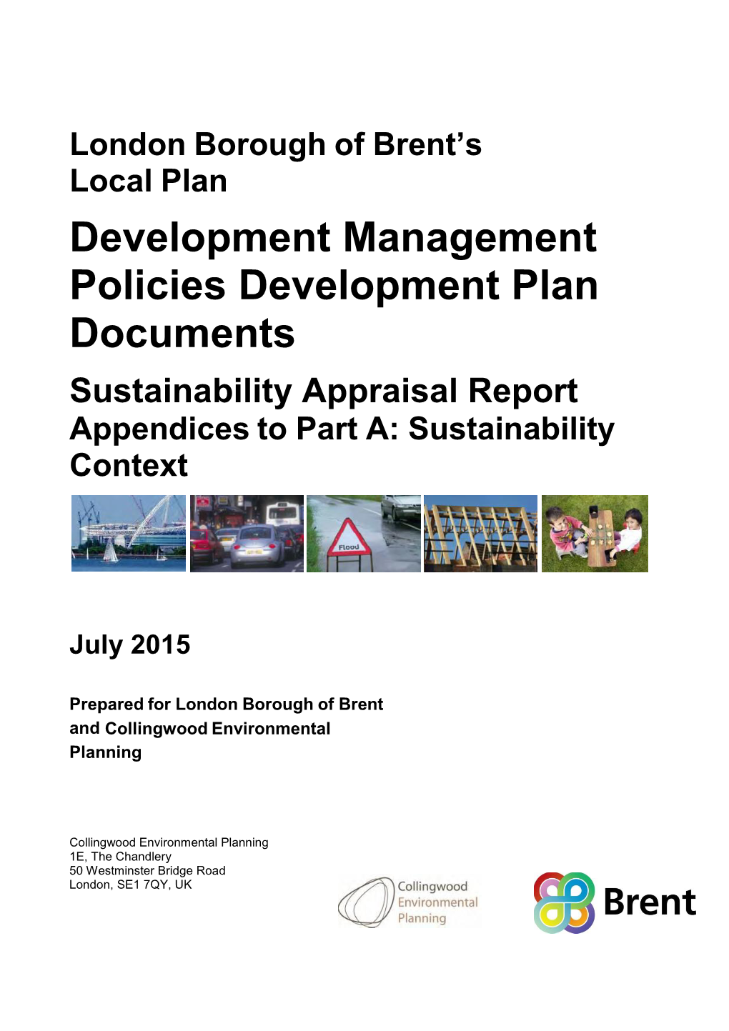 Sustainability Appraisal Appendices