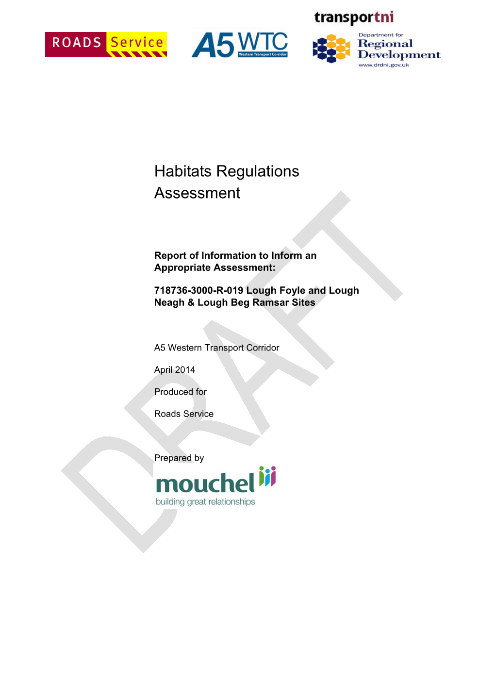 Report of Information to Inform an Appropriate Assessment Lough