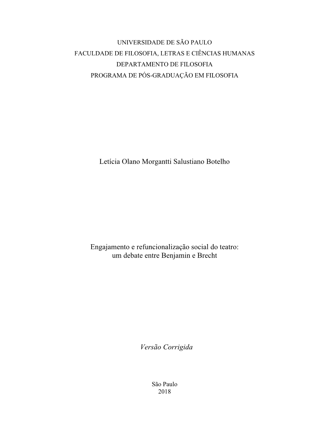 Letícia Olano Morgantti Salustiano Botelho Engajamento E