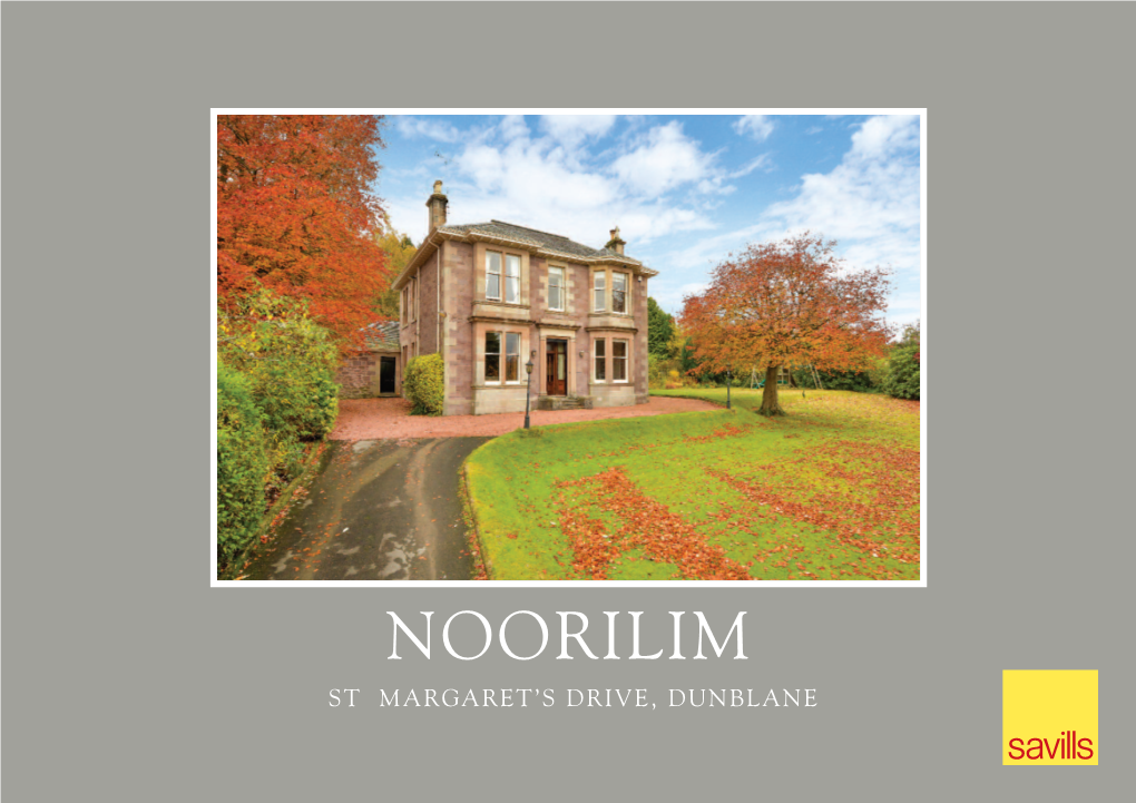 Noorilim St Margaret’S Drive, Dunblane