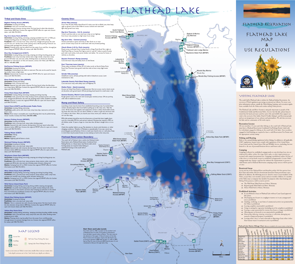 Flathead Lake Map Use Regulations