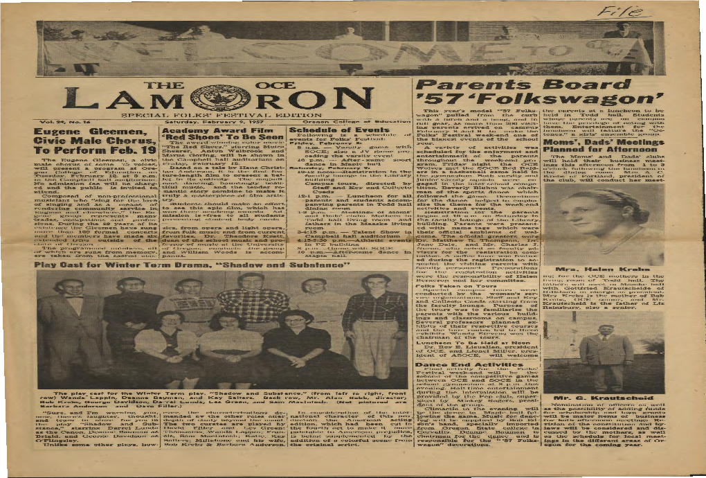 The OCE Lamron, 1957-02-09