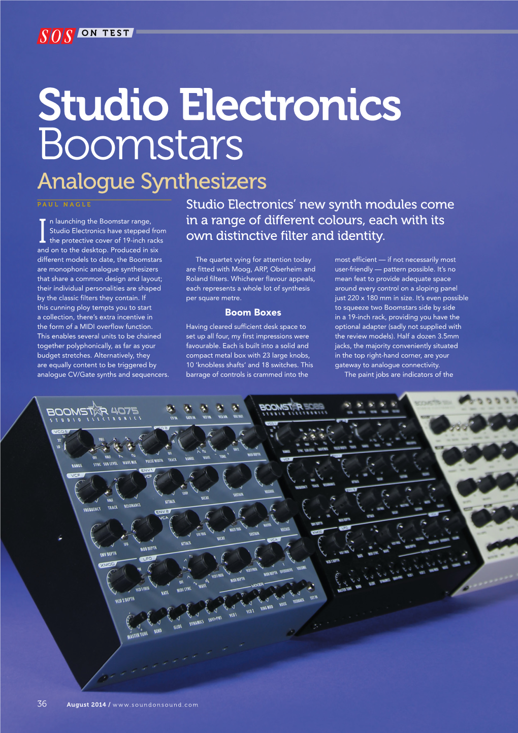 Studio Electronics Boomstars