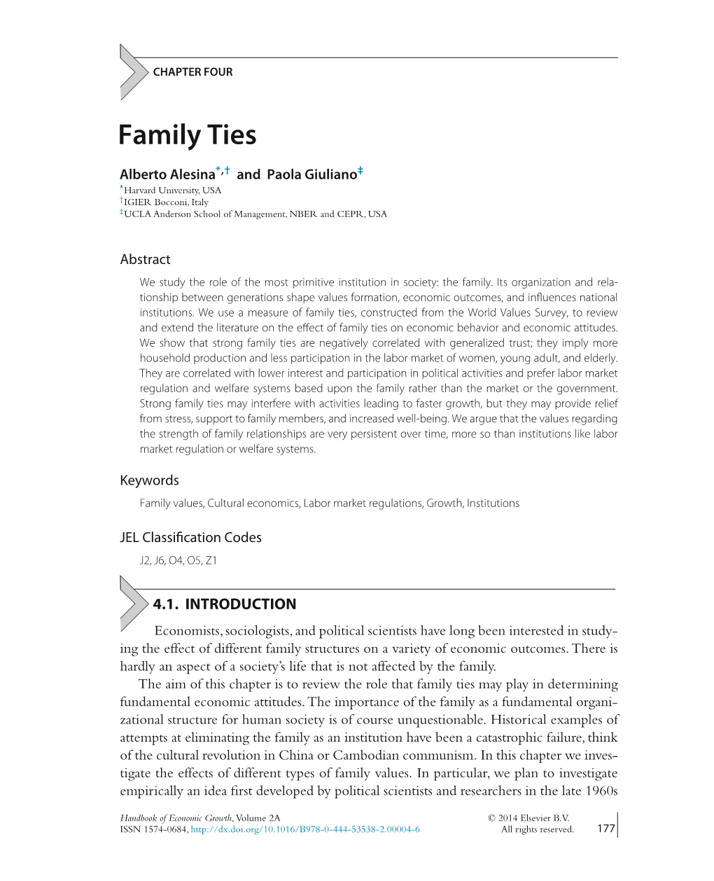 Handbook of Economic Growth, Volume 2A © 2014 Elsevier B.V