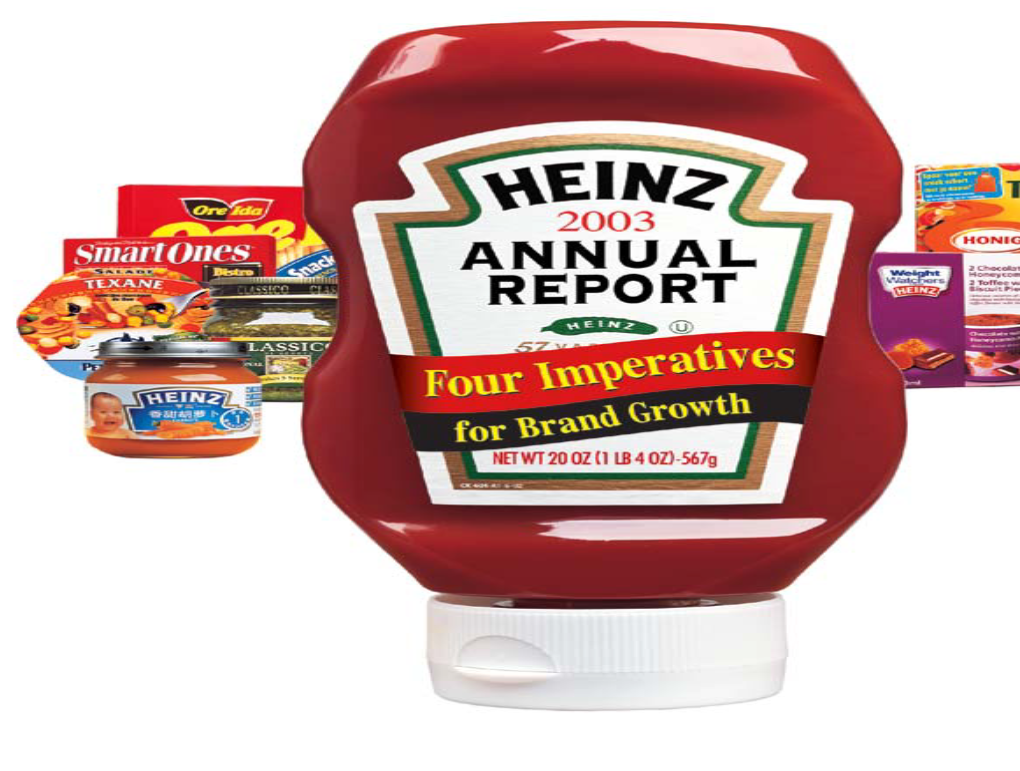 H.J. Heinz Company 2003 Annual Report