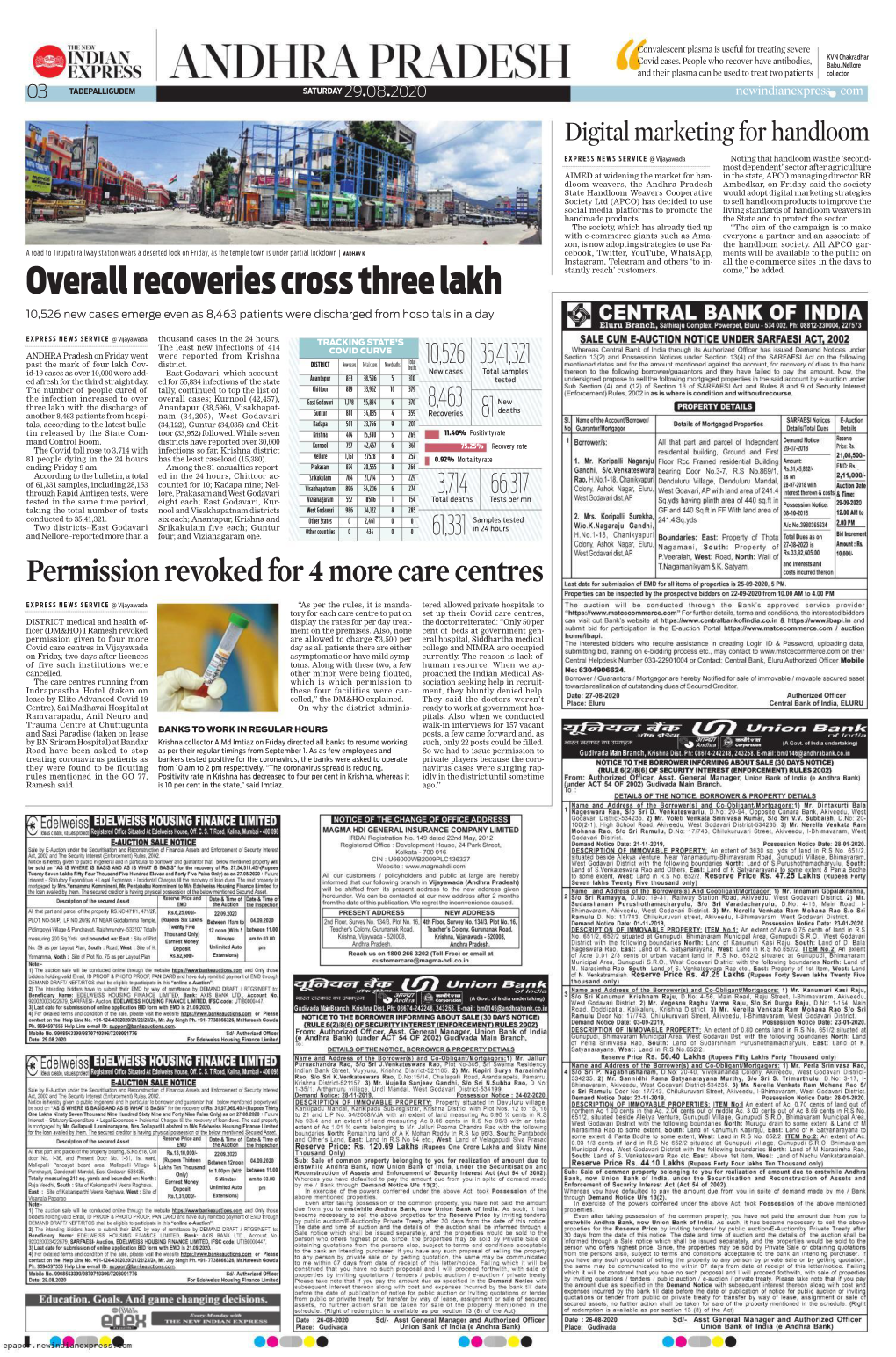 Overall Recoveries Cross Three Lakh Stantly Reach’ Customers