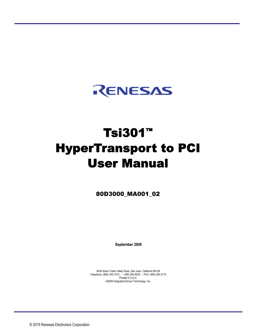 Tsi301 User Manual