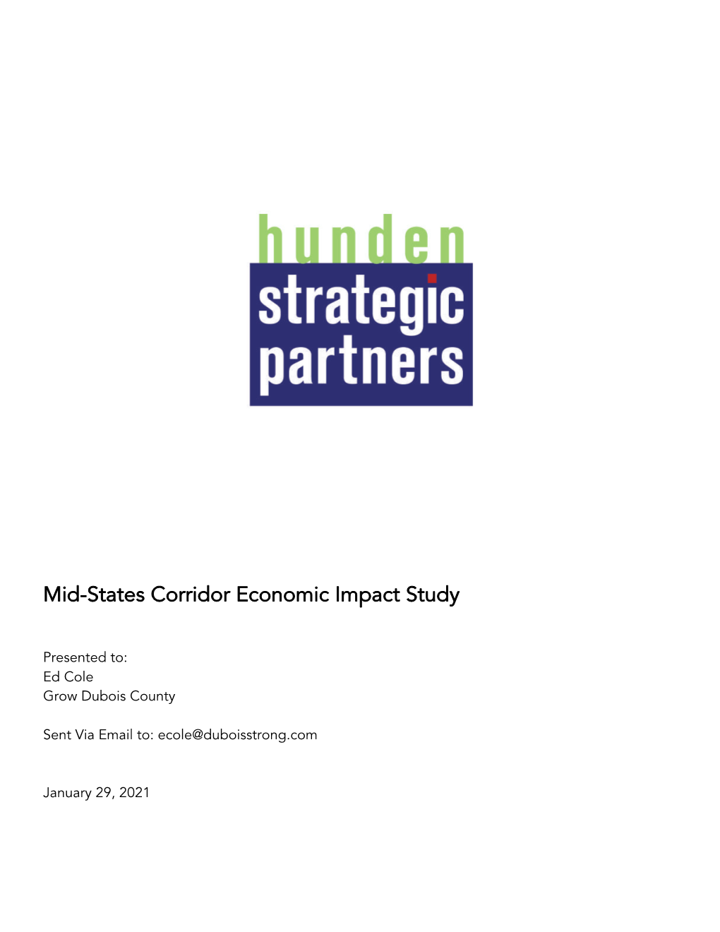 Mid-States Corridor Economic Impact Study