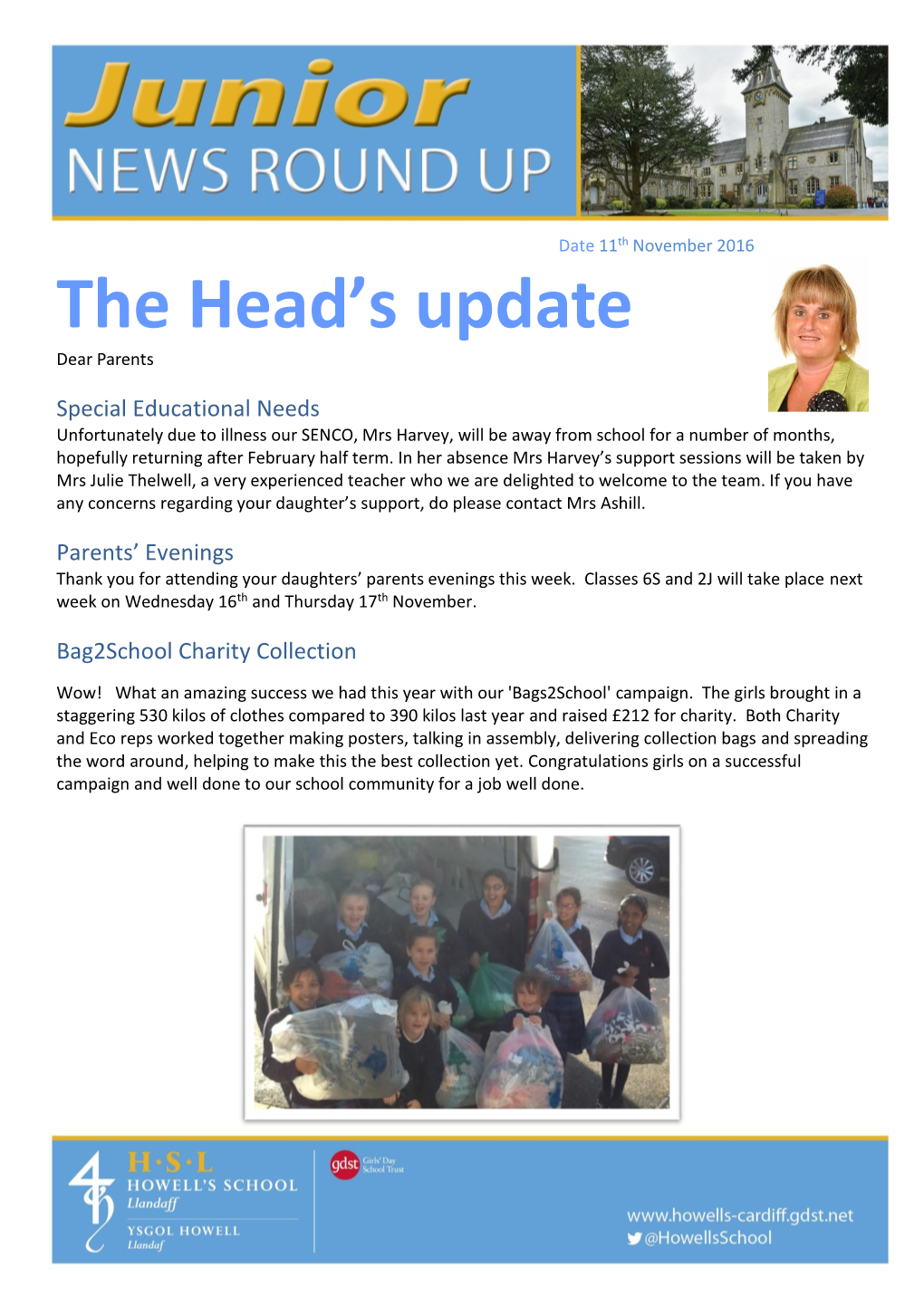 The Head's Update