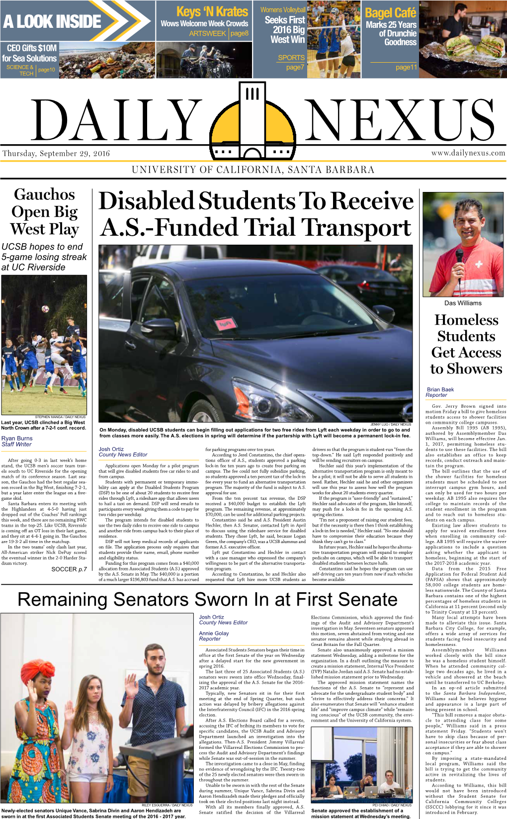 Disabled Students to Receive A.S.-Funded Trial
