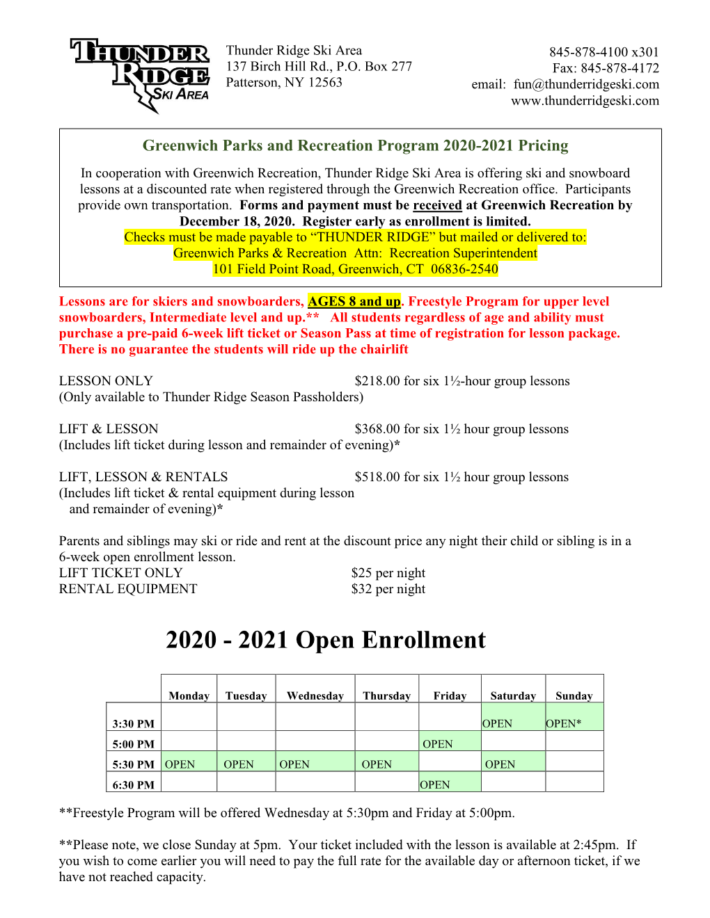 Thunder Ridge Ski (PDF)