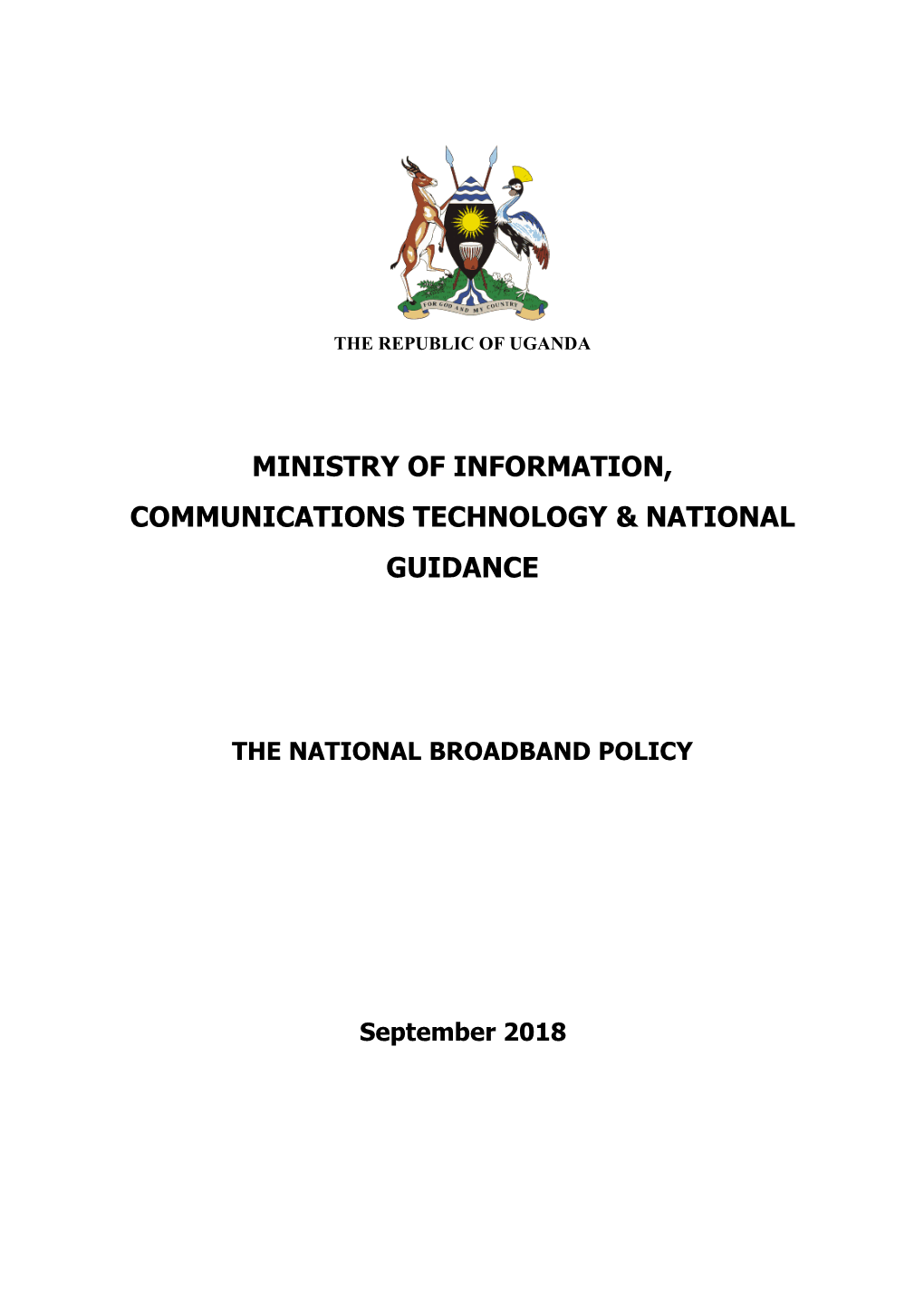 Ministry of Information, Communications Technology & National Guidance
