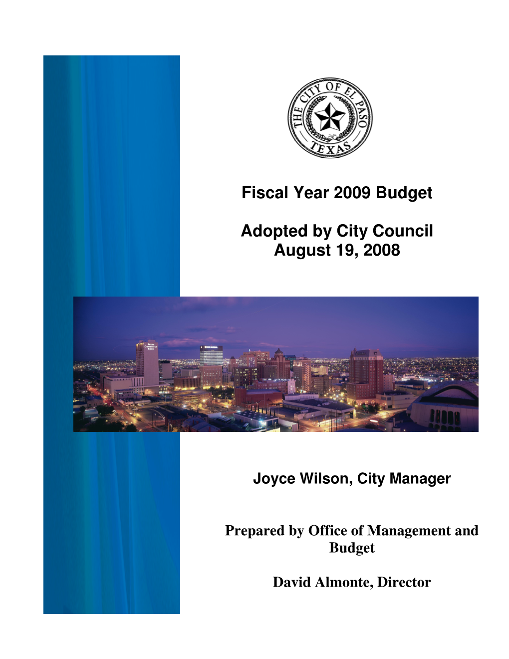 FY09 Budget Book