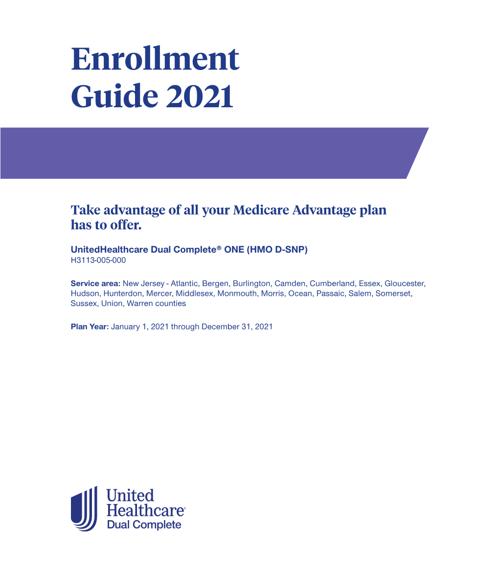 Enrollment Guide 2021