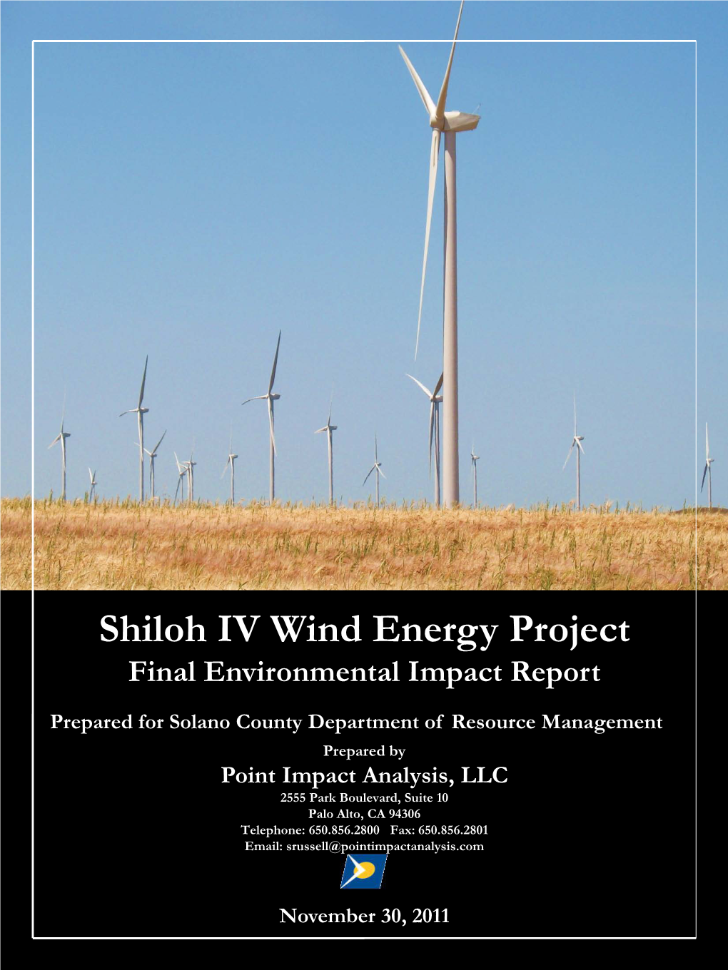 Shiloh IV Wind Energy Project Final Environmental Impact Report