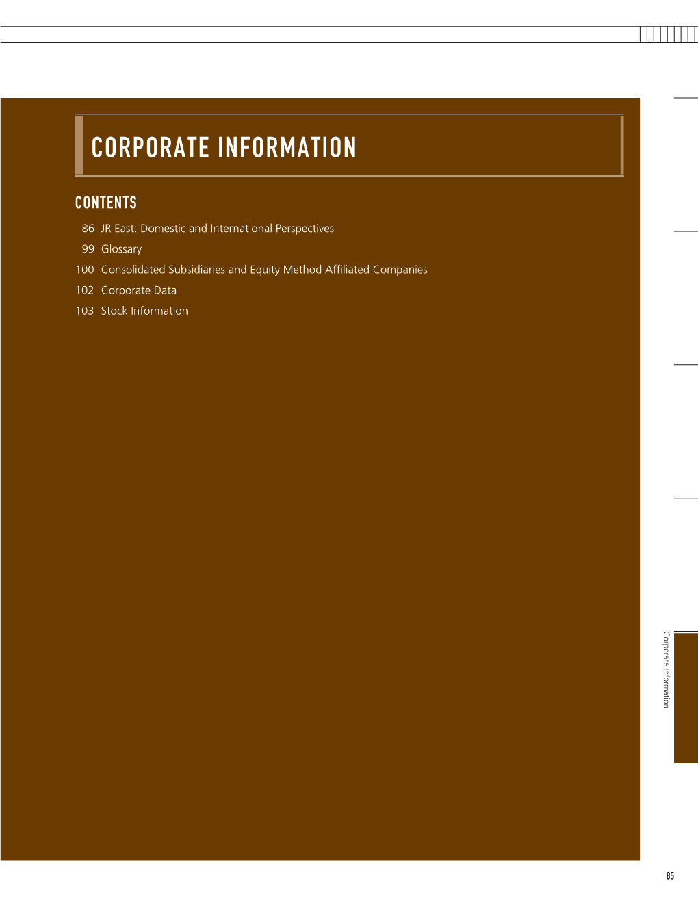 Corporate Information