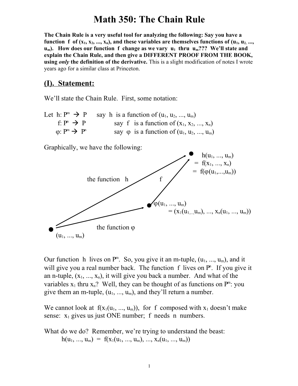 The Chain Rule: Friend Or Friend