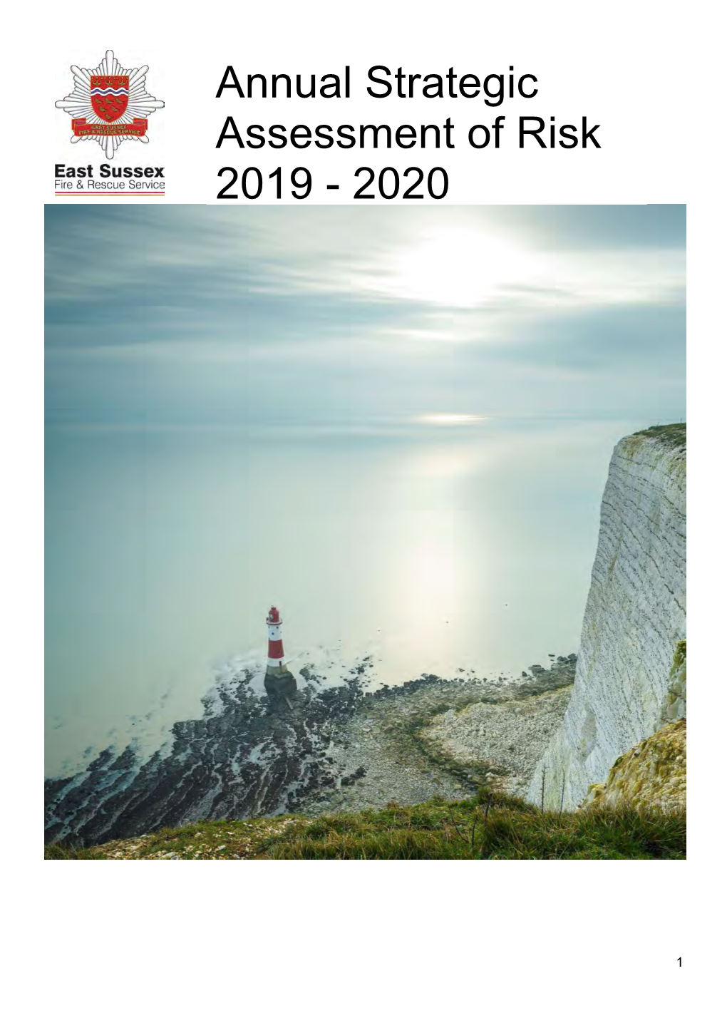 2019-20 ESFRS Strategic Assessment of Risk