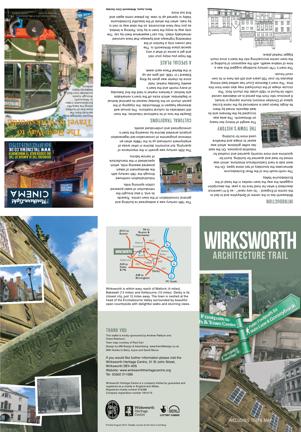 ARCHITECTURE TRAIL Ashbourne Duffield A38 A50 to A52 26 Stoke A52 & M6 Derby A38 to Birmingham 25 M1 South