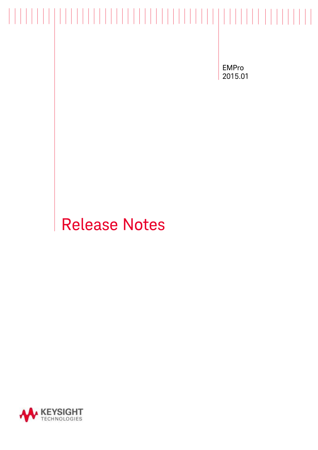 Release Notes Notice