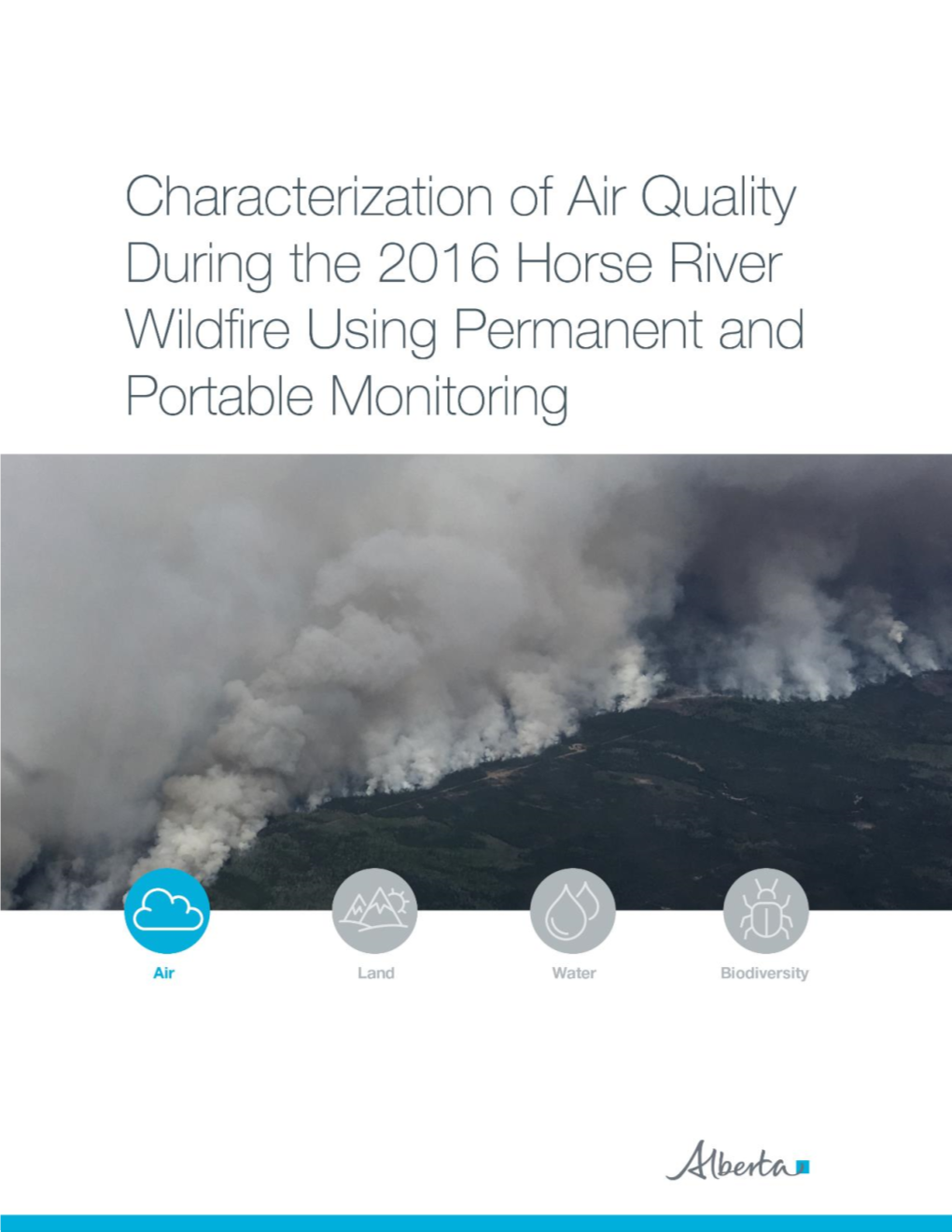 Characterization of Air Quality During the 2016 Horse River Wildfire Using Permanent and Portable Monitoring