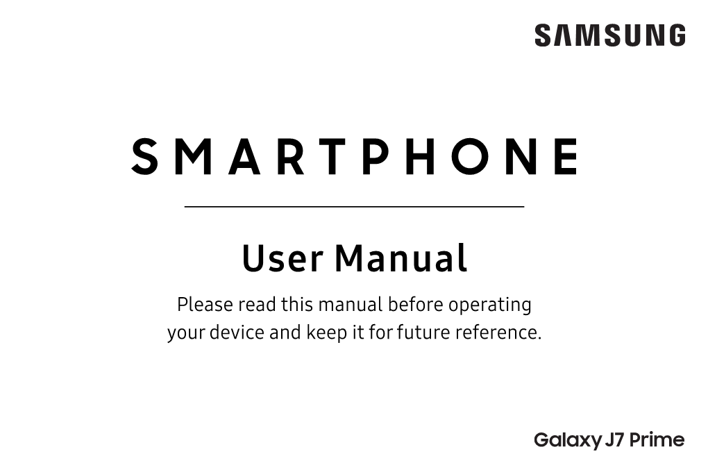 Samsung Galaxy J7 Prime J727T User Manual