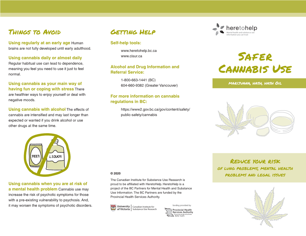 Safer Cannabis