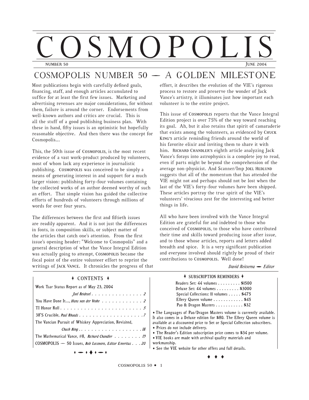 Cosmopolis#50