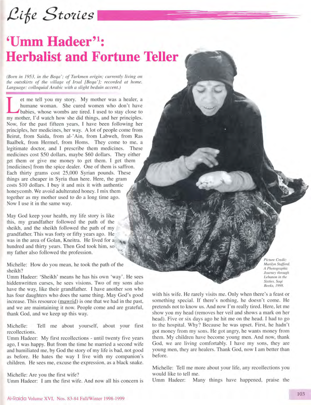 Herbalist and Fortune Teller