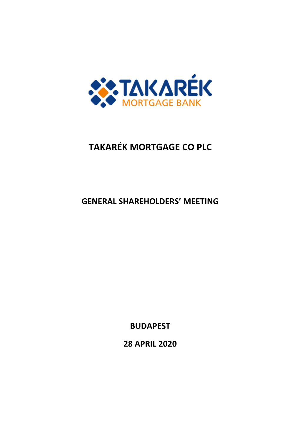 Takarék Mortgage Co Plc