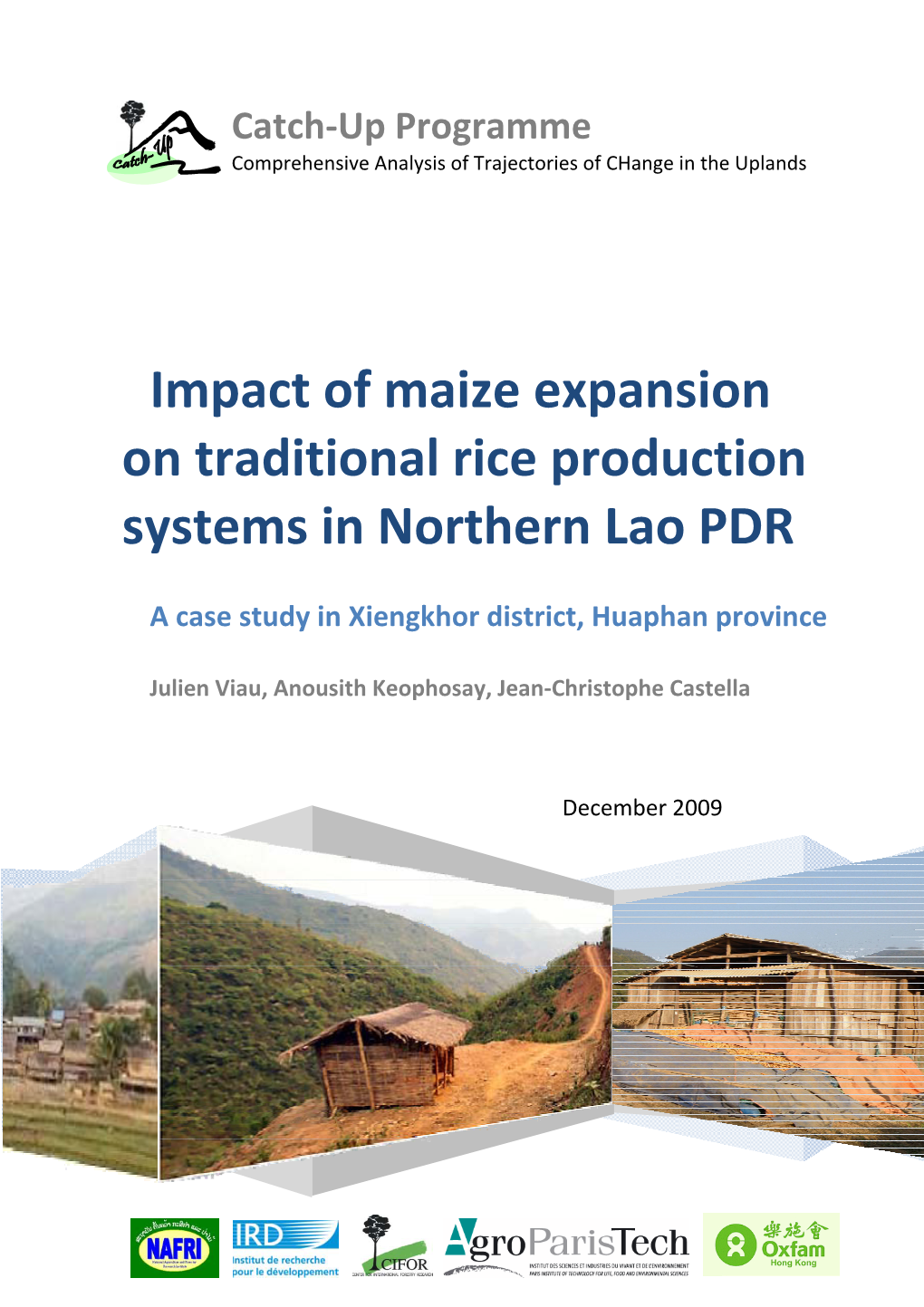 Impact of Maize Expansion on Traditional Rice Production Systems in Northern Lao PDR